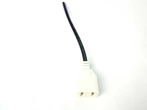 2 Pin Jack Flat (Type A) Pigtail Power Cable 220V